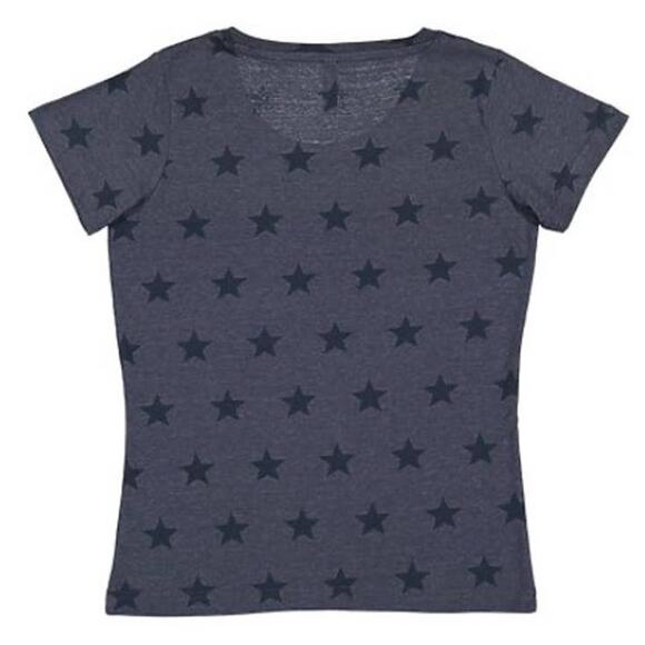 Code Five Tee Shirt Bundle of Four (4) Star Print and Hot Pink Ladies Size Small - Picture 5 of 12